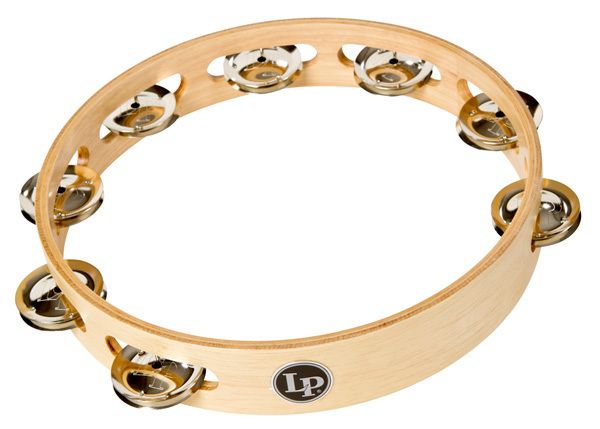 LP/Latin Percussion Single Row Tambourine, 10 Professional   LP380A 