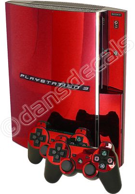 This skin kit includes 11 PIECES FOR THE PS3 & TWO CONTROLLER SKINS 