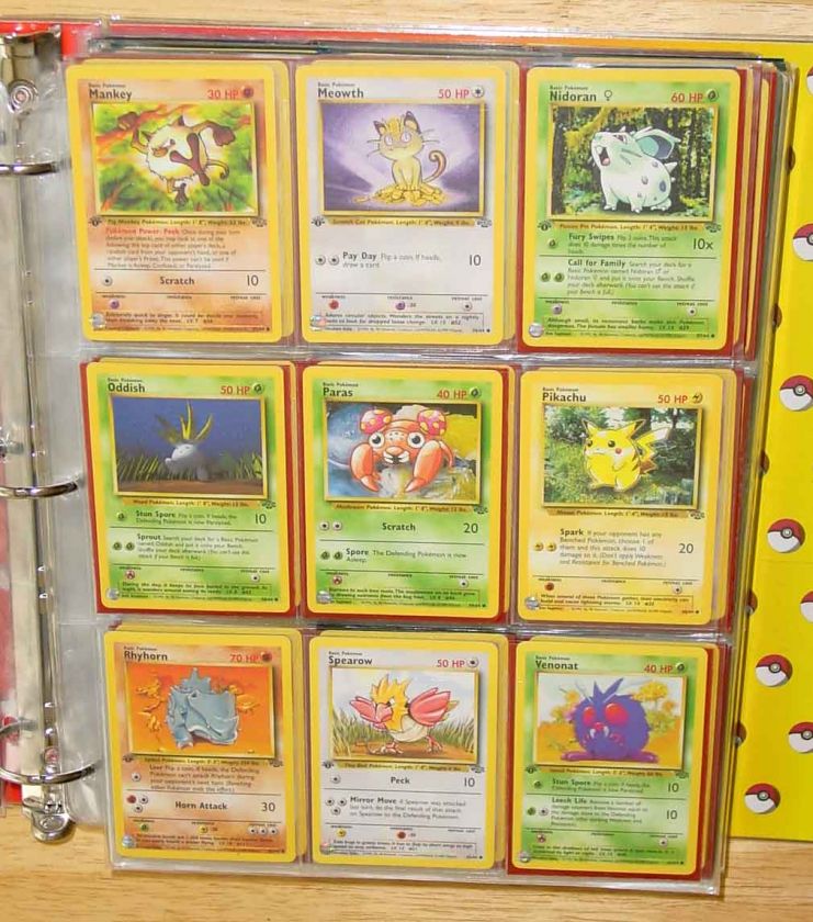 Pokemon Trading Card Game Complete Jungle Set   Mix Mint   three error 