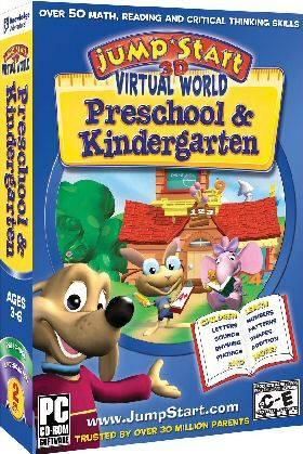 Jumpstart 3D Preschool & Kindergarten Children PC NEW  