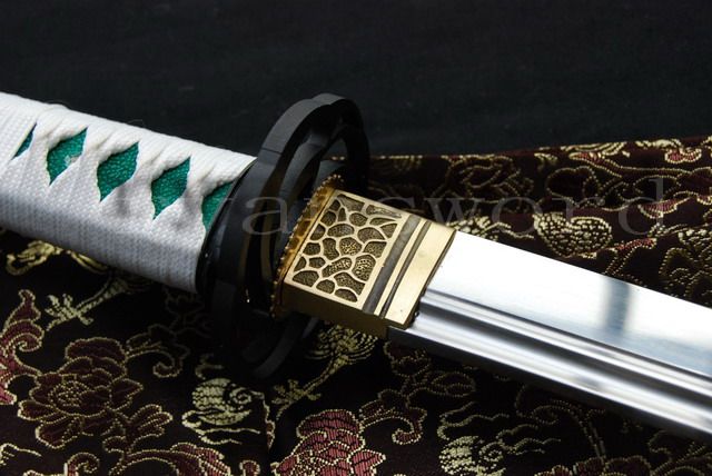 HIGH QUALITY JAPANESE SWORD KATANA SHARK SKIN SAYA RAZOR SHARP CAN CUT 