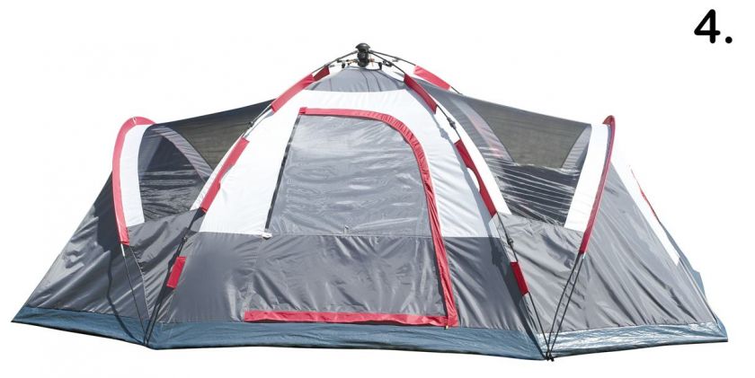   Sleeps 6 Person Room Dome Camping Large Tent W Rain Cover New   