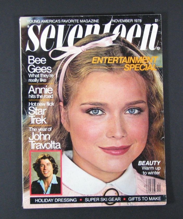 1978 SEVENTEEN Magazine   John Travolta   Star Trek   Bee Gees  