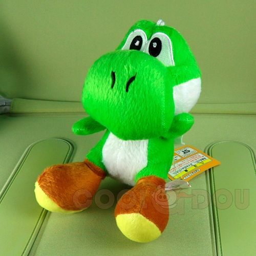 Super Mario Bros YOSHI Plush Doll Figure w/ Suction Cup  