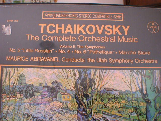 SEALED Vox 3 LP Box set QUADRAPHONIC NEW TCHAIKOVSKY Records  