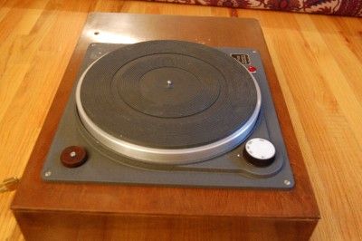 CALRAD TT 1500 IDLER TURNTABLE GARRARD THORENS NEAT PEAK HYSTERESYS 