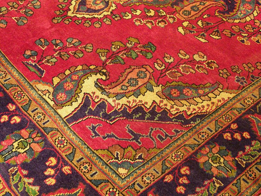 7x10 Beautiful Handmade Carpet Persian Tabriz Wool Rug  