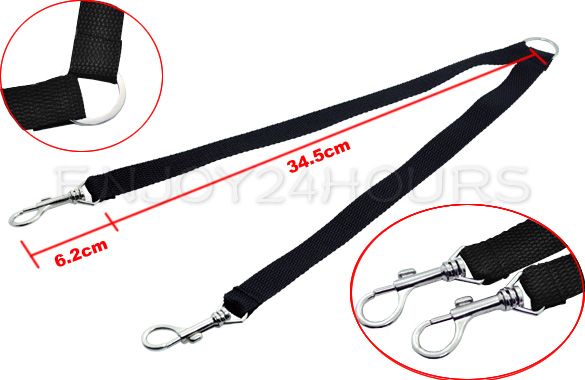 Hotsale 2 Way Double Leash Coupler Walk Two Dogs Pet 1 Lead New  