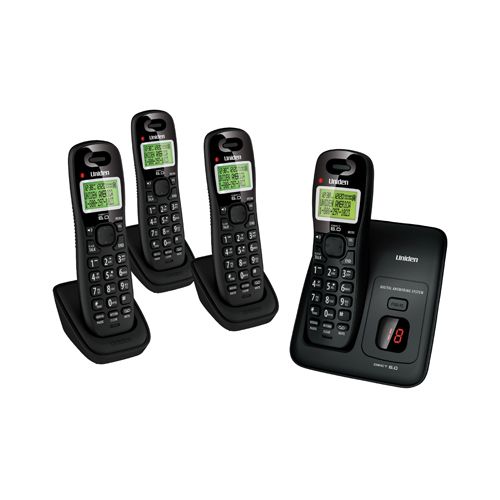 Uniden D1384 4BK R DECT 6.0 Cordless System  