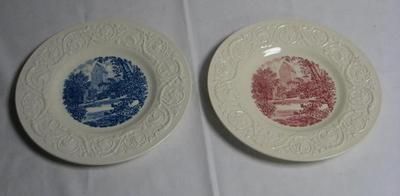 WESTERN COLLEGE OHIO KUMLER CHAPEL WEDGWOOD PLATES  