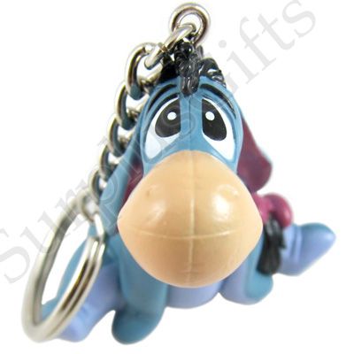   Disney Winnie the Pooh Eeyore PVC Full Figure Key Ring   KRDWPEE2216